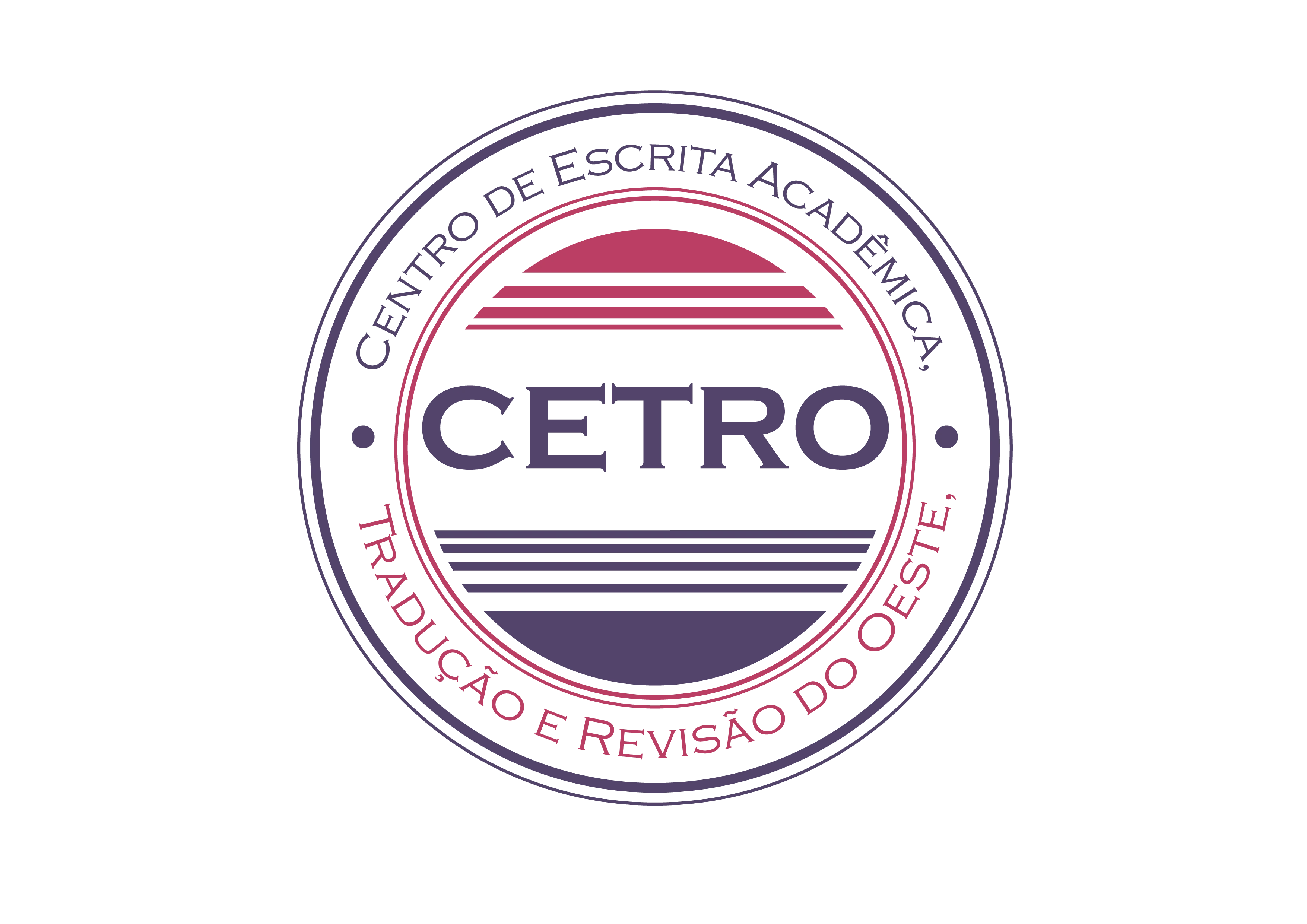 Logo redondo cor transparente