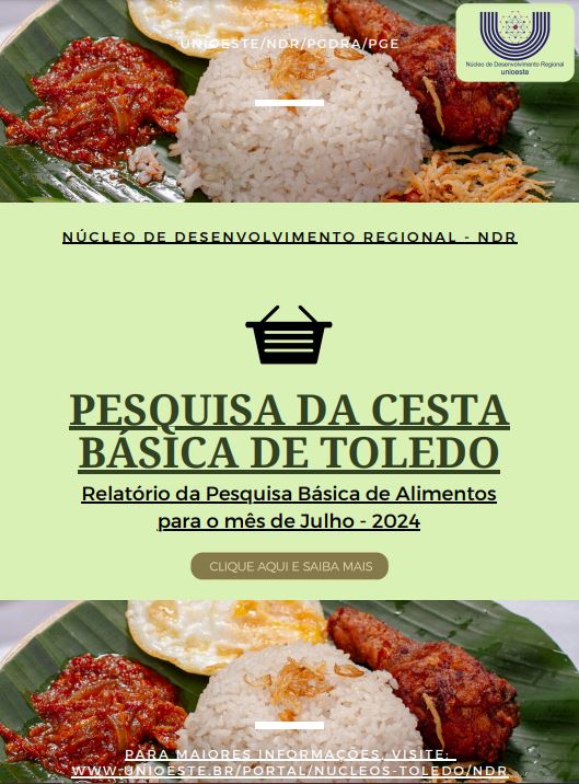 capa pesquisa cesta básica Toledo julho 2024