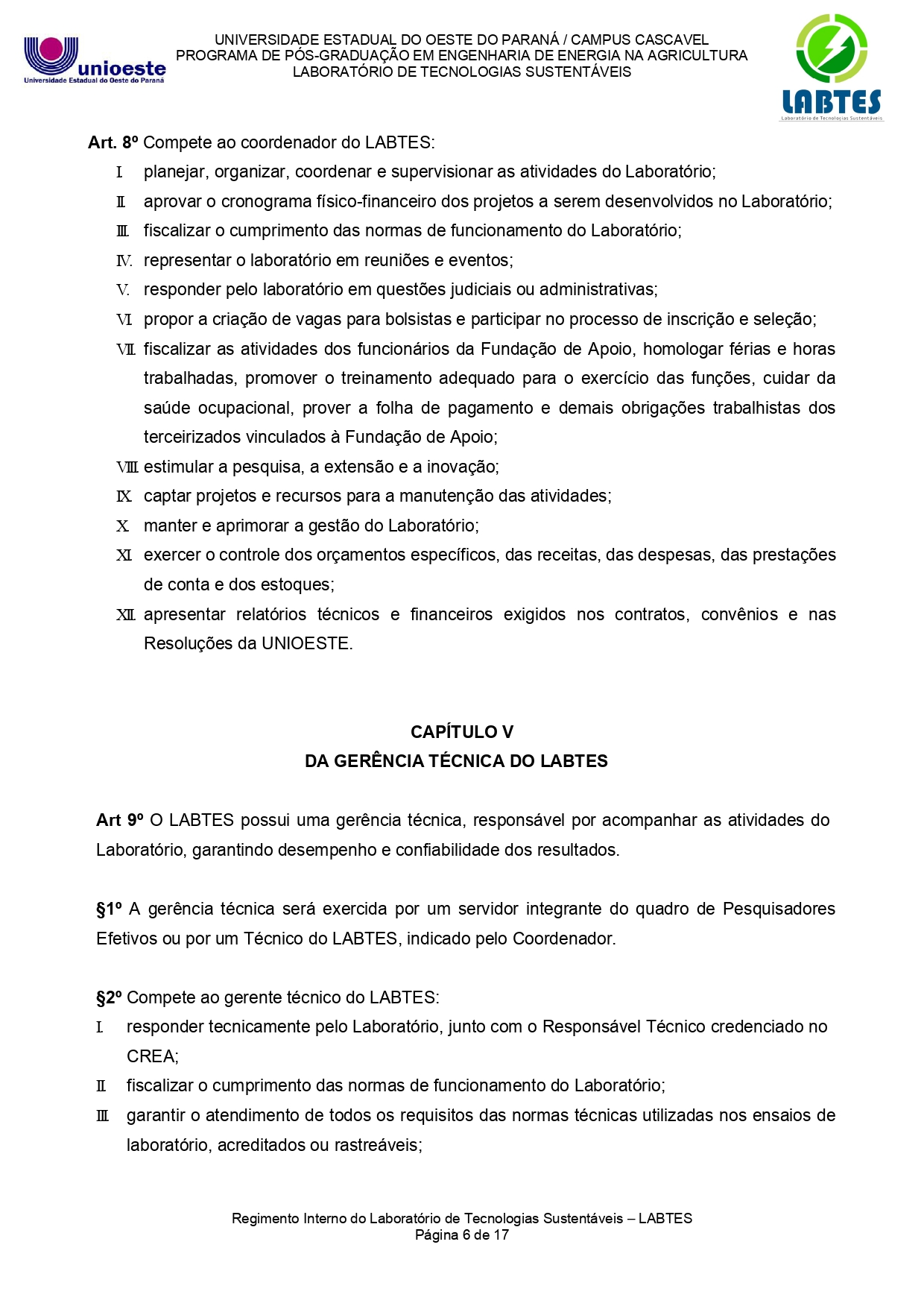 REGIMENTO INTERNO LABTES Versão atual 01 page 0006