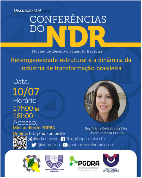 Banner Conferencias do NDR Discussao 109