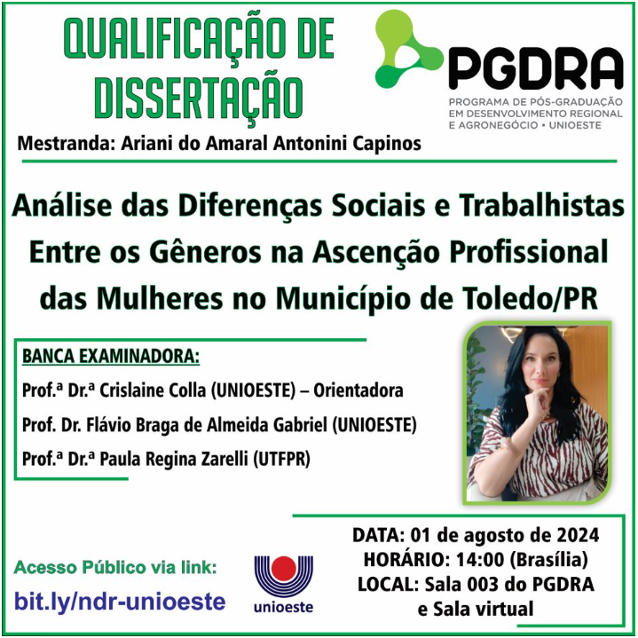 Banner Qualificacao Ariani do Amaral Antonini Capinos
