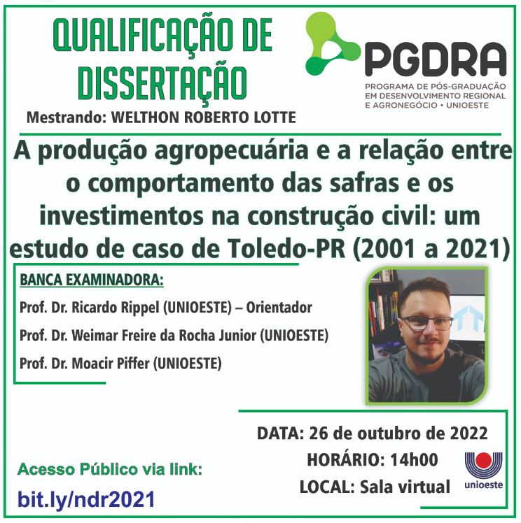 Banner Qualificacao Welthon Roberto Lotte
