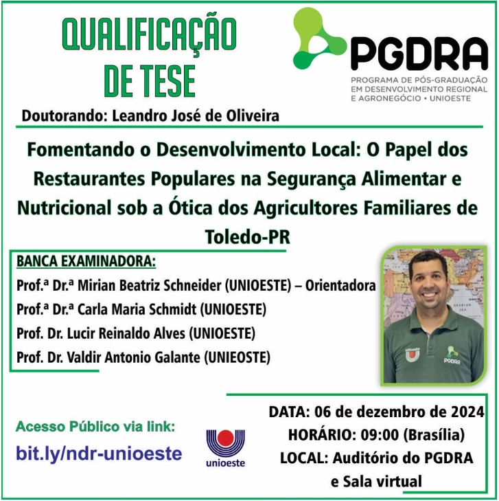 Banner Qualificação Leandro José de Oliveira