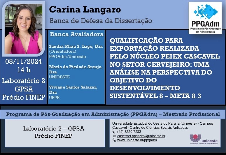 Defesa Carina Langaro Turma Ago 2022