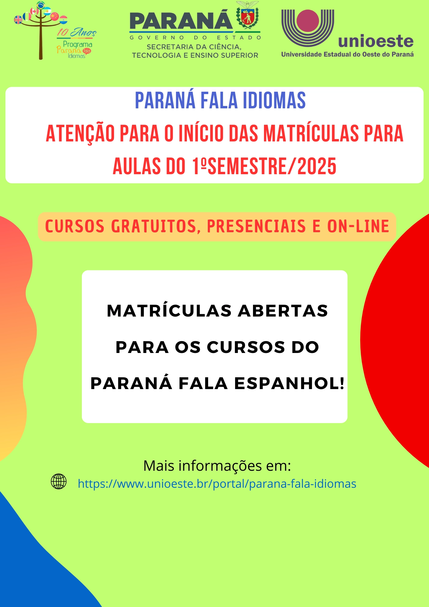CARTAZ MATRÍCULAS 2 S PFI