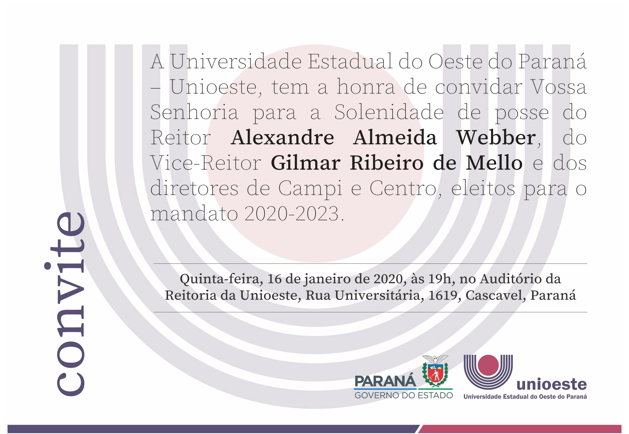 Posse da Direção do Setor de Exatas, Solenidade de posse da…