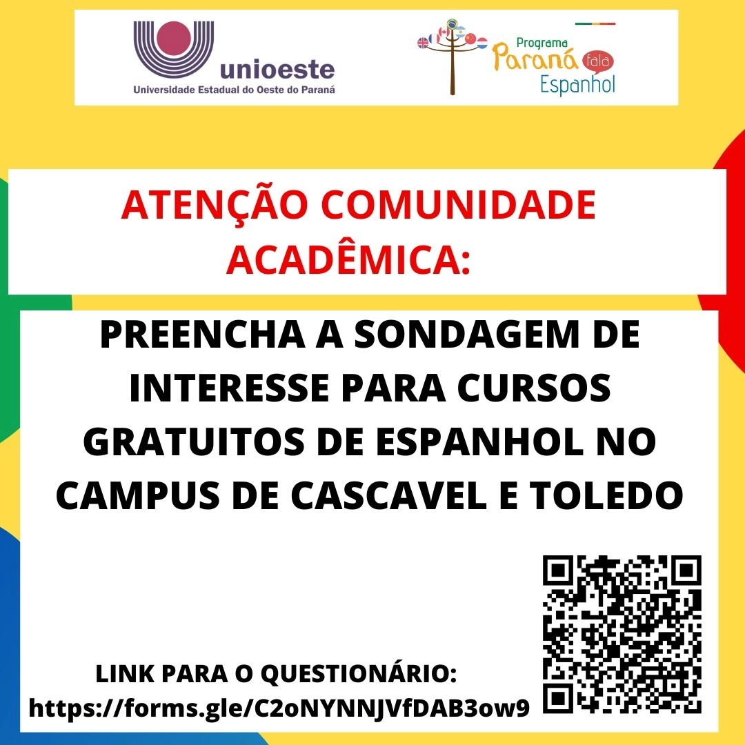 Unioeste: Paraná fala Inglês abre inscrições para curso de conversação -  Unioeste