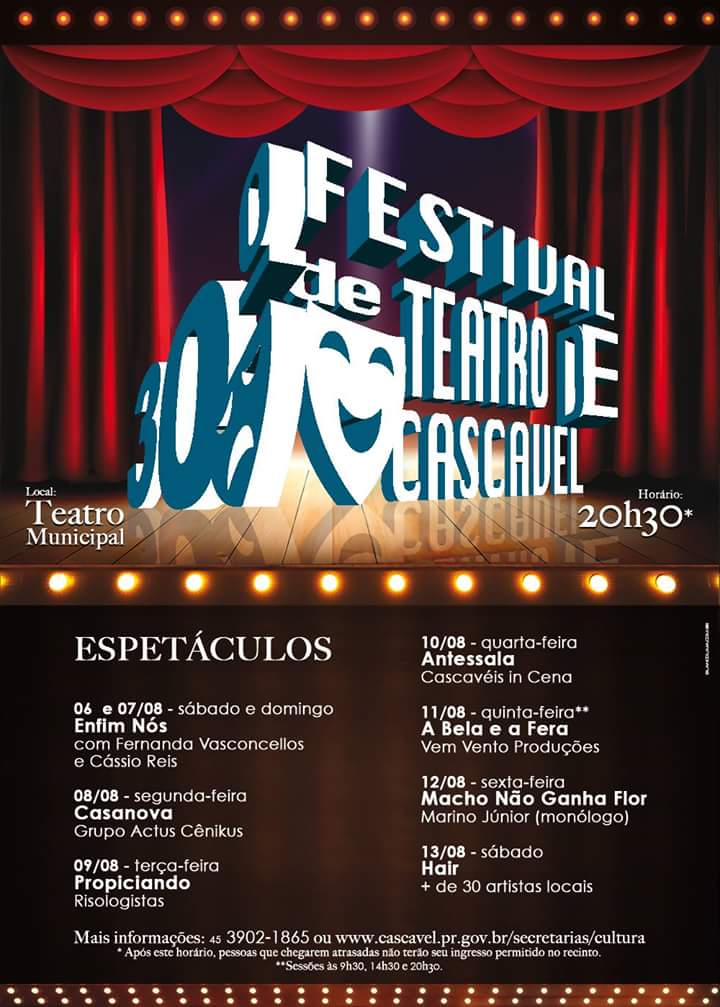 Festival teatro cascavel
